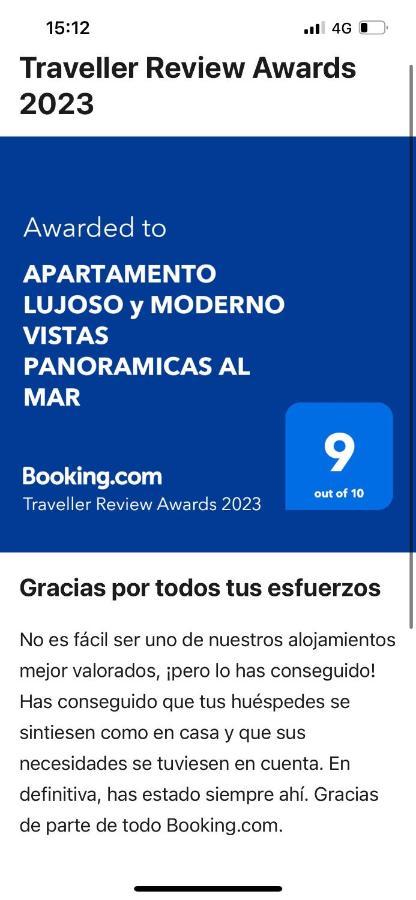 APARTAMENTO LUJOSO y MODERNO VISTAS PANORAMICAS AL MAR Marbella Exterior foto